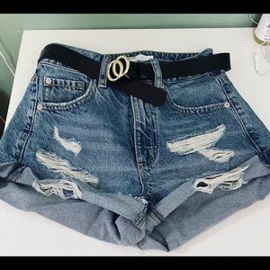 High waste short Jean